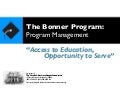 Bonner Program Management 2 15-11
