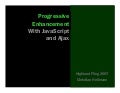 Progressive Enhancement with JavaScript and Ajax
