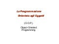 Programmazione ad oggetti