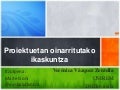 Proiektuetan Oinarritutako Ikaskuntza
