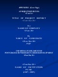 Project Report Format