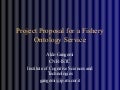 Project proposal for a fishery ontology service