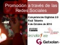 Promoción a través de redes sociales