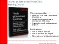 How to get investment from China