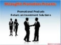 Promotional Product ROI Solutions (QR code and more)