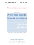 Pronostico para la toma de decisiones