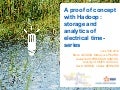 Proof of Concept for Hadoop: storage and analytics of electrical time-series