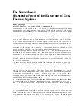 Proof of Existence of God by Thomas Aquinas