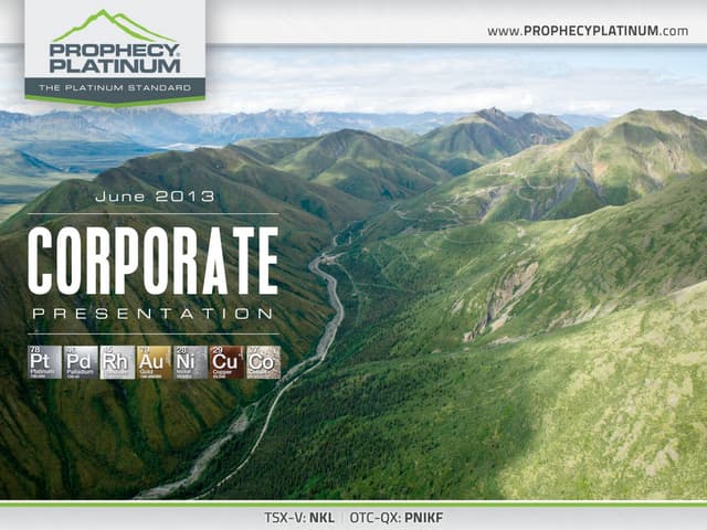 Prophecy Platinum Corp. video