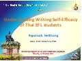 Writing Self-efficacy of Thai EFL Students