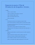 Proposta de exame 1ºparcial 3ªavaliación de xeografía e historia