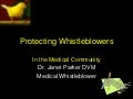 Protecting Medical Whistleblower Canaries  Partners With Law Enforcement Program