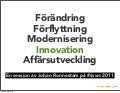 Innovation med prototyping från #sswc 2011