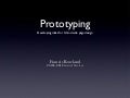 Design Prototyping