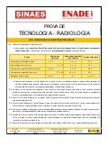 Prova ENAD Tecnologia em Radiologia Médica - 2007