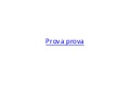 Prova prova