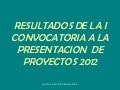 Proyecto agora primer convocatoria
