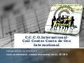 Proyecto call center costa de oro presentacion