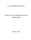 Proyecto De Prevencion De Desastres