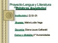Proyecto Lengua Y Literatura
