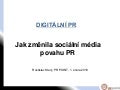 Digitální PR: jak změnila sociální média povahu PR