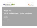 Social Media Crisis Communications for PRSA-NY