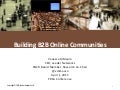 Building B2B Online Communities- Best practices