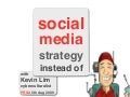 PRSA: Social Media - "Strategies instead of Tools"