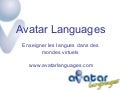 Présentation d’Avatar Languages