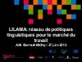 LILAMA, Language Policy Network for Employability