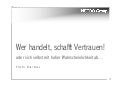 Handel schafft Vertrauen (von Prof