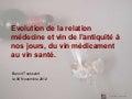 Présentation vin&santé 8 novembre 2012