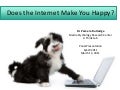 SxSW Panel Rutledge Segment: Does the Internet Make You Happy?