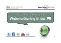 Webmonitoring in der PR