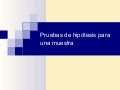 Pruebas de hipótesis para una muestra