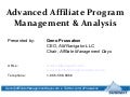Advanced Affiliate Program Management