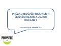 Průzkum důvěryhodnosti českých bank a jejich reklamy