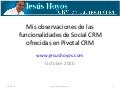 Social CRM con Pivotal CRM