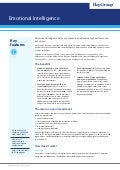 Emotional Intelligence Factsheet