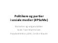 Partier og politikere i sosiale medier