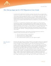 The Sherpa Approach: A PST Migration Case Study