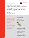 Cummins Power Generation OSHPD Flyer