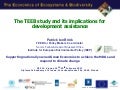 PtB of IEEP TEEB and development assistance  16 february 2011 vienna final used