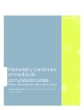 Publicidad y Contenidos  en medios de  comunicación online