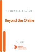 Publicidad movil Beyond the online