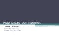 Publicidad Por Internet