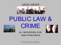 Public law and crime