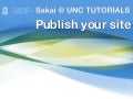 Publish your Sakai site