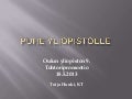 Puhe yliopistolle promootio