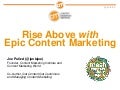 Rise Above with Content Marketing Workshop - Mesh Conference